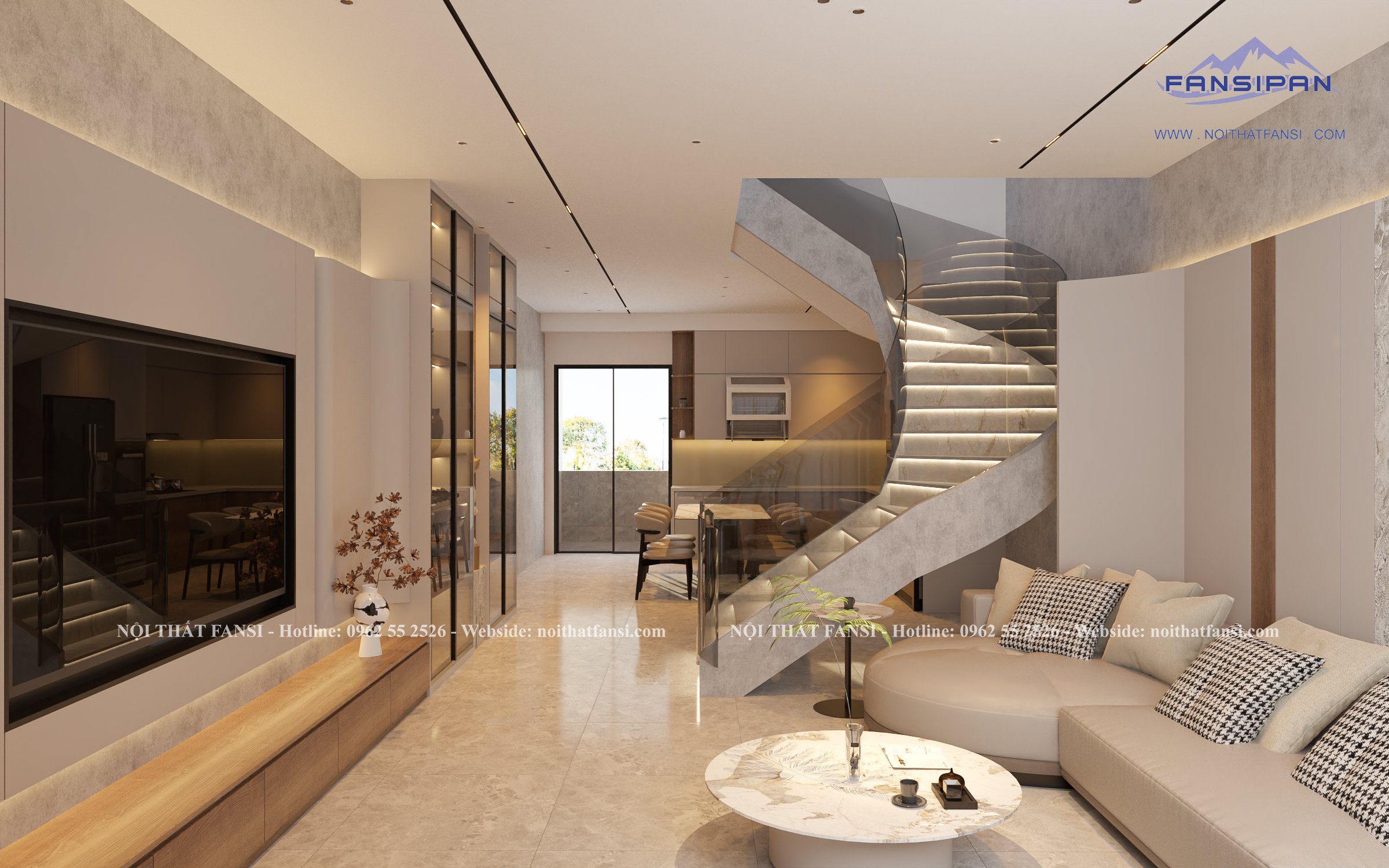 THIẾT KẾ NỘI THẤT NHÀ PHỐ