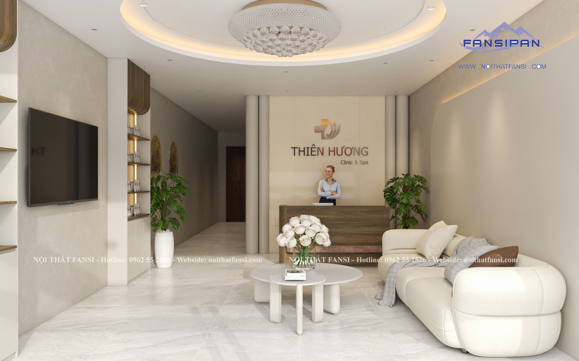 THIẾT KẾ NỘI THẤT SPA KẾT HỢP NHÀ Ở